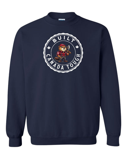 Built Canada Tough Male Beaver Full Crewneck