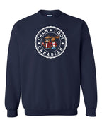 Calm Cool Moose and Beaver Crewneck Sweatshirt - Gildan Canada (sewn Internationally) - Unisex