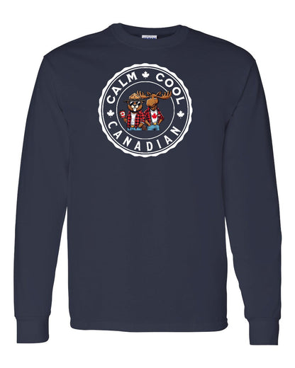 Calm Cool Moose and Beaver Full Long Sleeve