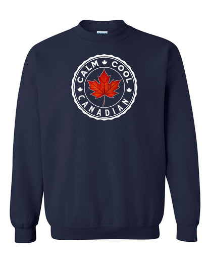 Calm Cool Canadian Leaf Full Crewneck