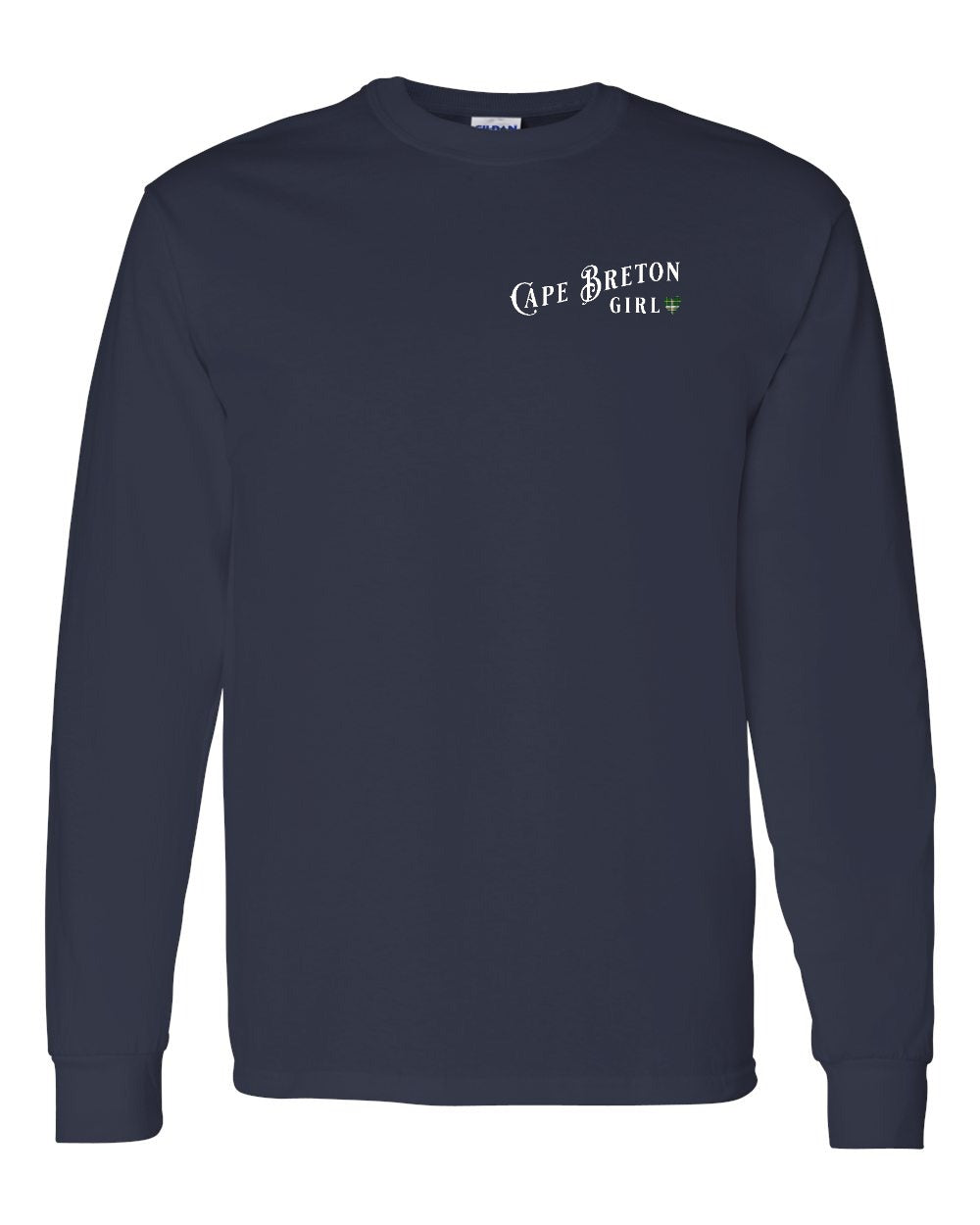 CB Girl Tartan Left Chest Long Sleeve Tee - Unisex