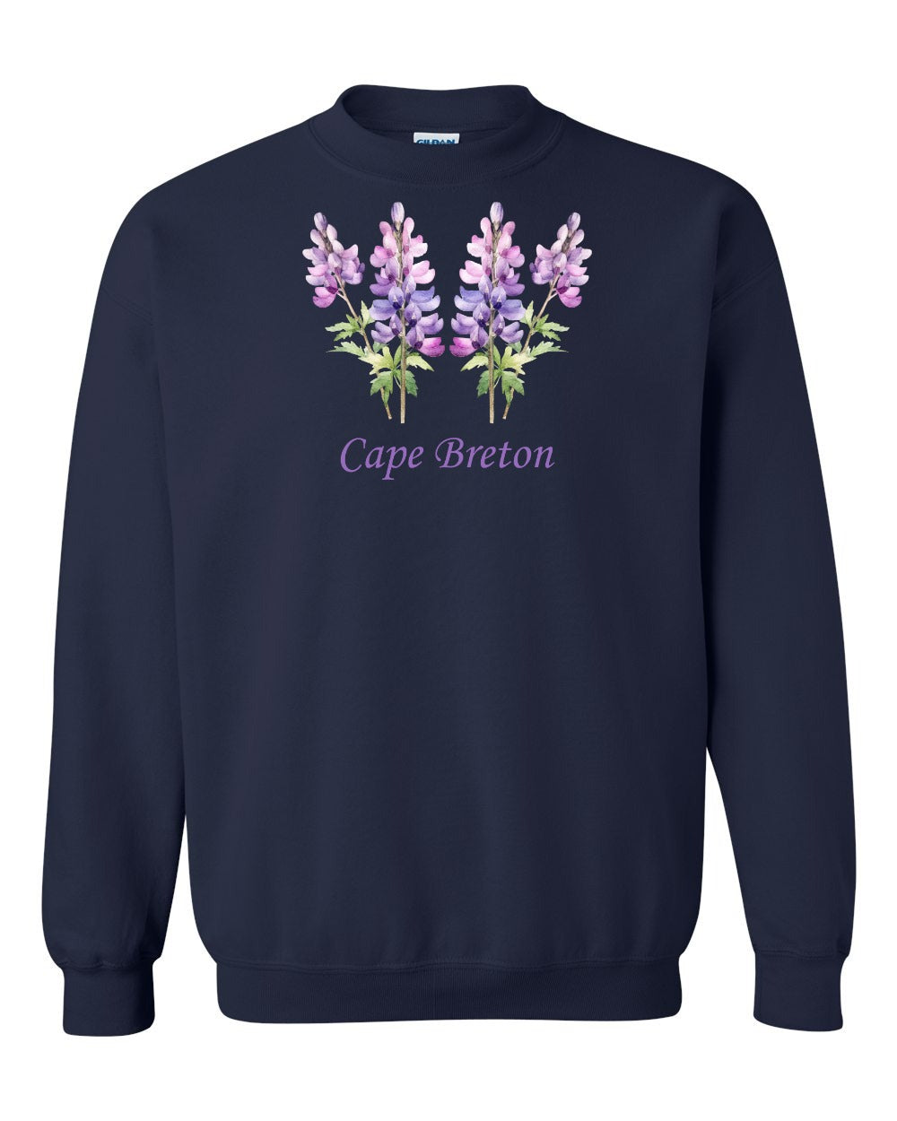 Cape Breton Lupin Full Crewneck Sweatshirt
