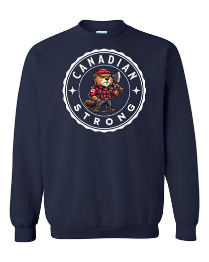 Canadian Strong Beaver Full Crewneck