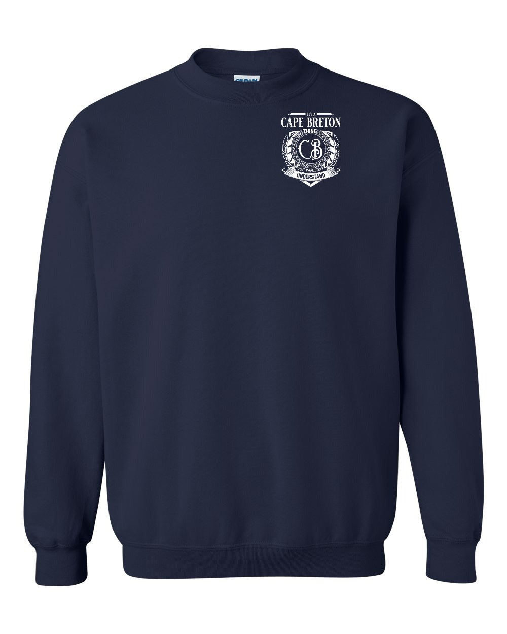 It's  A Cape Breton Thing Left Chest and Back Crewneck Sweatshirt