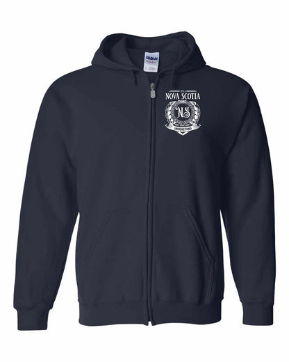 It's  A Nova Scotia Thing Left Chest zip-hoodie