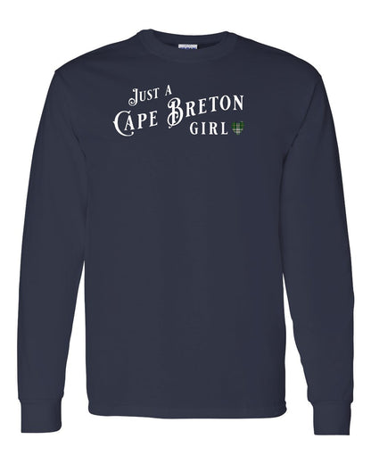 Just a Cape Breton Girl Tartan Full Long Sleeve Tee