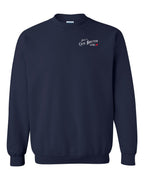 Just a CB Girl Red Heart Left Chest Crewneck Sweatshirt - Unisex