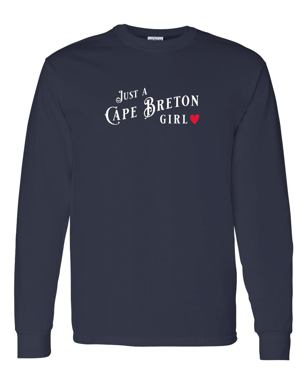Just a CB Girl Red Heart Long Sleeve Tee - Unisex