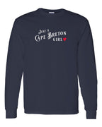 Just a CB Girl Red Heart Long Sleeve Tee - Unisex