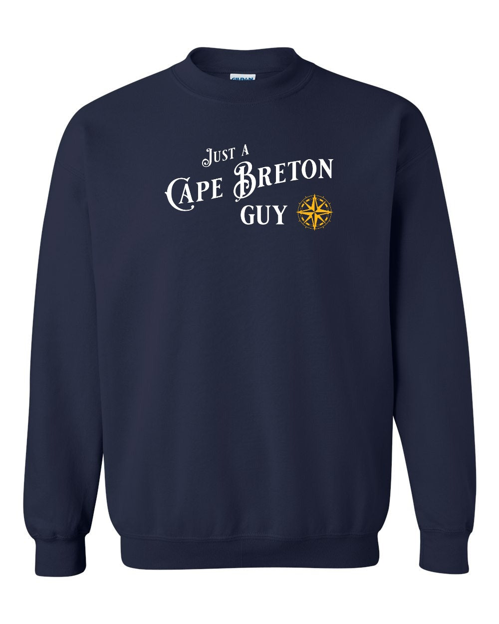 Just a CB Guy Yellow Compass Crewneck Sweatshirt - Unisex