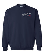 Just a NFLD Girl Left Chest and Back Crewneck Sweatshirt - Unisex