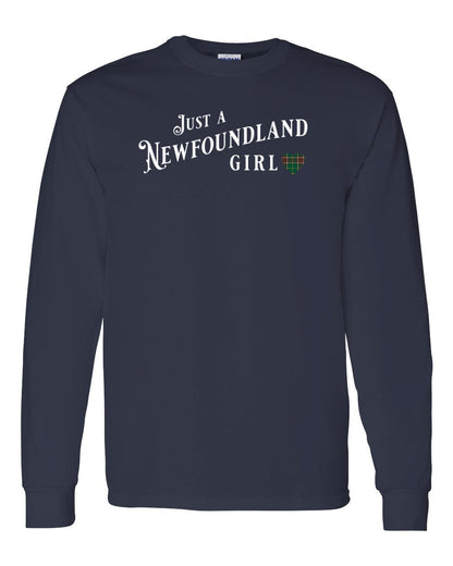 Just a Newfoundland Girl Tartan Full Long Sleeve