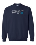 Living the NFLD Life blue Crewneck Sweatshirt - Unisex