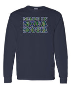 Made In NS ( Tartan Lettering) Long Sleeve Tee - Unisex