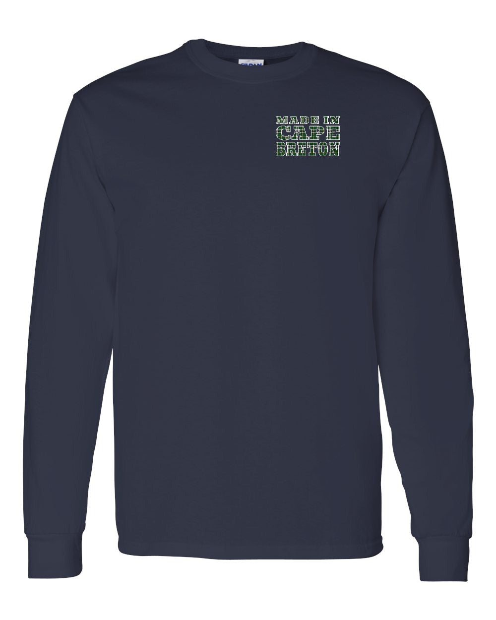Made In CB Tartan Left Chest Long Sleeve Tee - Unisex