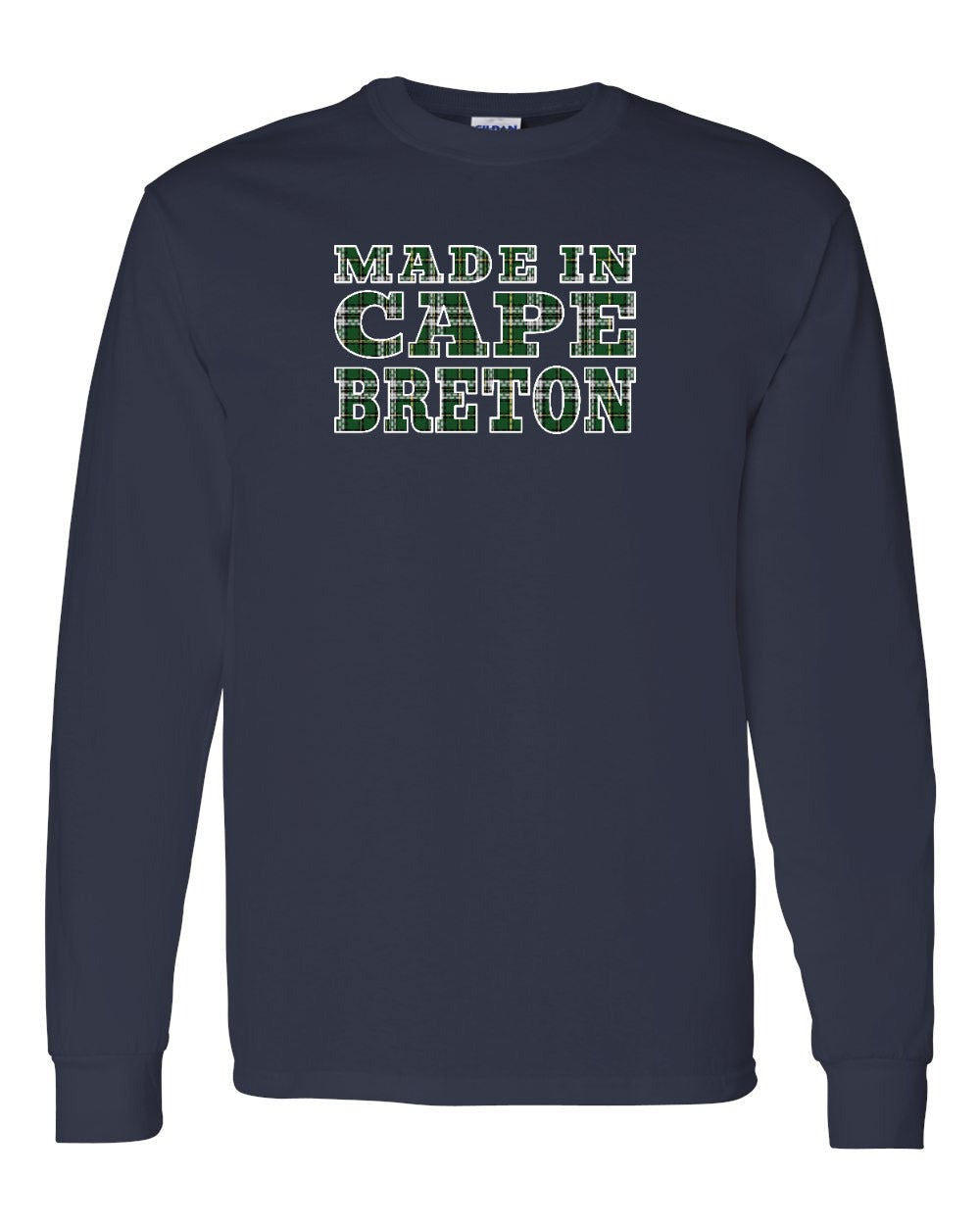 Made In Cape Breton Tartan Full Long Sleeve Tee