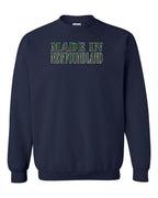 Made In NFLD ( Tartan Lettering) Crewneck Sweatshirt - Unisex