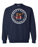 Mean & Nasty Canadians Eh! Crewneck Sweatshirt - Gildan Canada (sewn Internationally) - Unisex