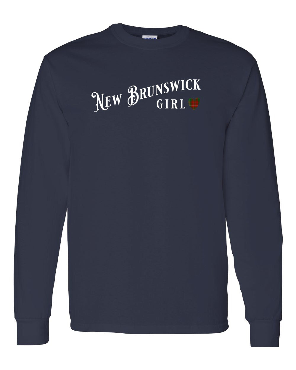 NB Girl Tartan heart Long Sleeve Tee - Unisex