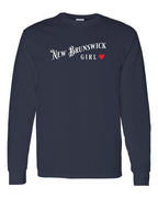 NB Girl Red Heart Long Sleeve Tee - Unisex