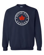 Never 51st Leaf Crewneck Sweatshirt - Gildan Canada (sewn Internationally) - Unisex