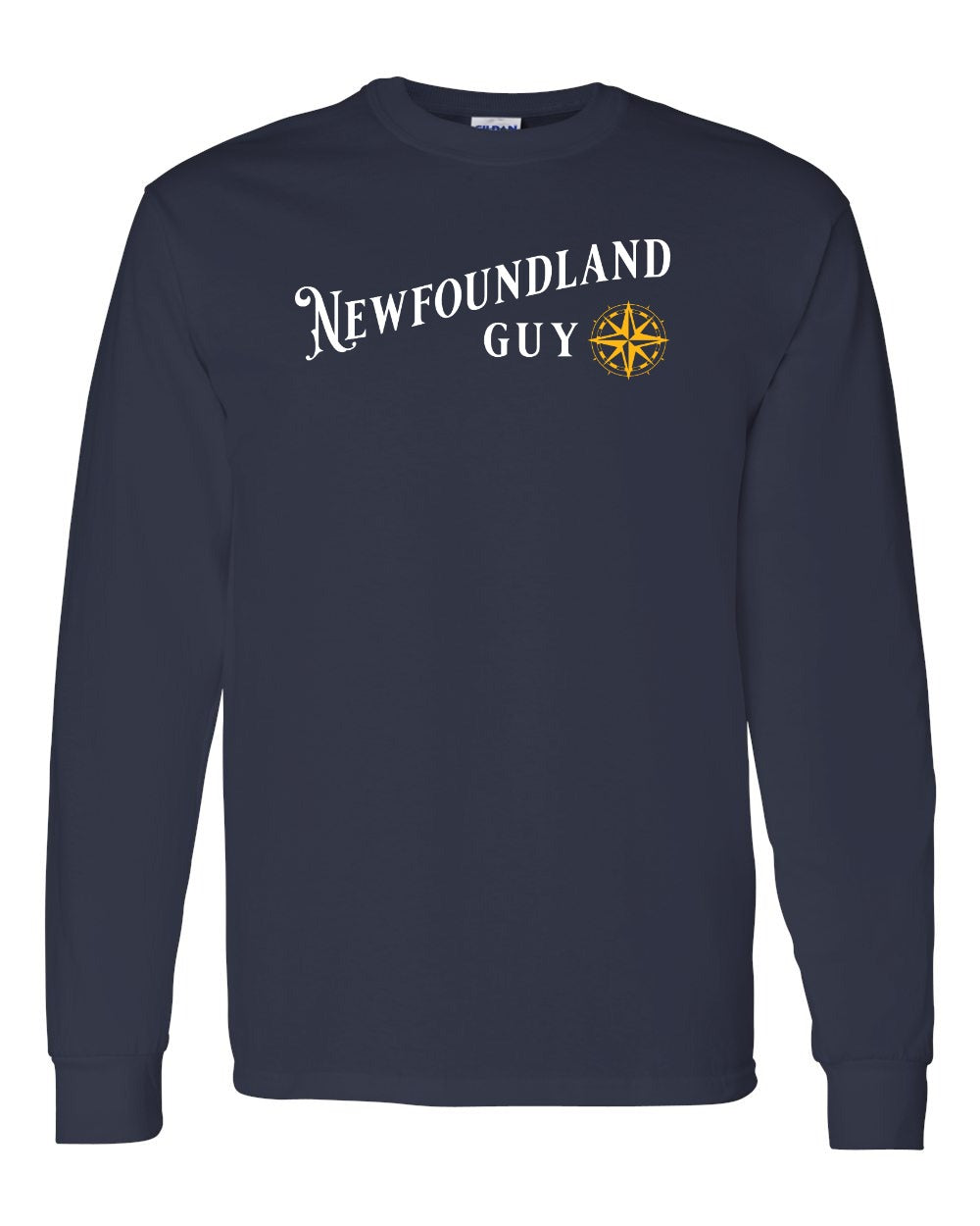 NFLD Guy Yellow Compass Long Sleeve - Unisex