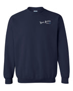 NS Girl Tartan Heart Left Chest and Back Crewneck Sweatshirt - Unisex