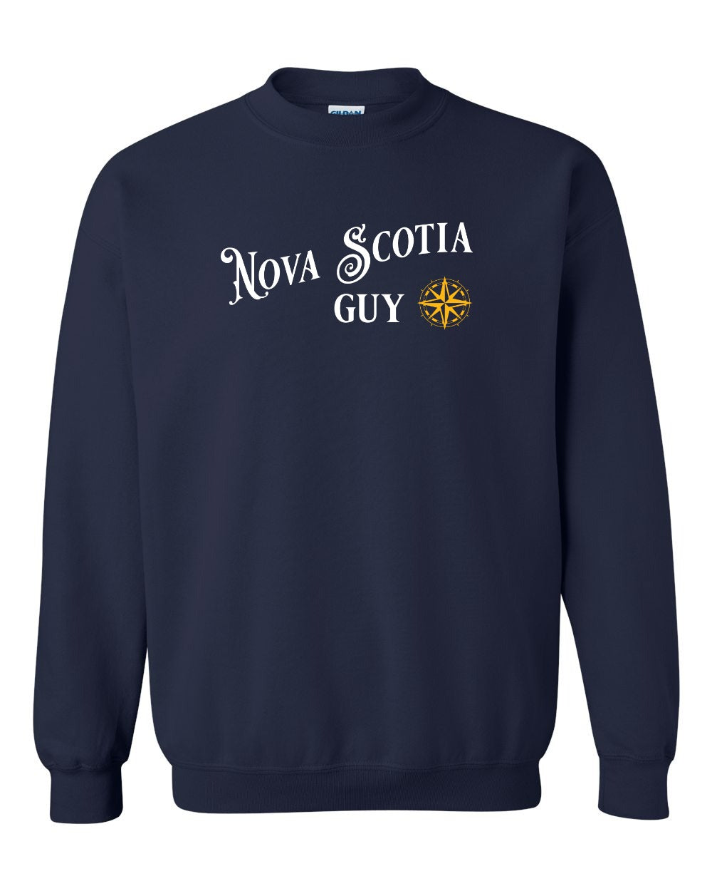 NS Guy Yellow Compass Crewneck Sweatshirt - Unisex
