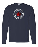 Plaid to the Bone Circle Leaf Long Sleeve - Gildan Canada (sewn Internationally) - Unisex