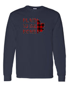 Plaid to the Bone Stacked Leaf Long Sleeve - Gildan Canada (sewn Internationally) - Unisex