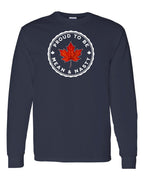 Proud Mean & Nasty Leaf Long Sleeve - Gildan Canada (sewn Internationally) - Unisex