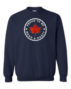 Proud Mean & Nasty Leaf Crewneck Sweatshirt - Gildan Canada (sewn Internationally) - Unisex