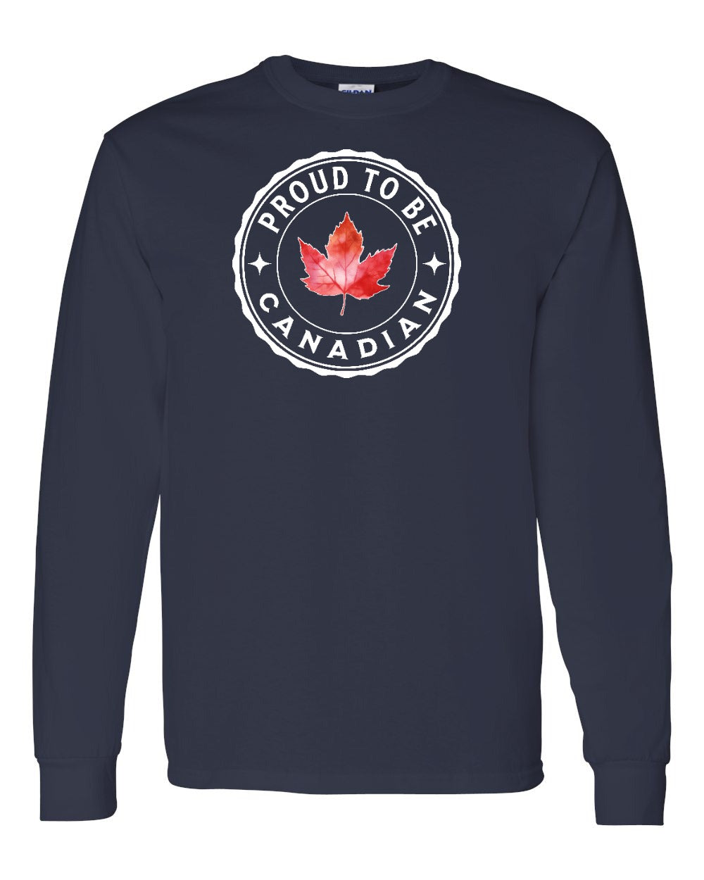 Proud to be Canadian Leaf Long Sleeve - Gildan Canada (sewn Internationally) - Unisex