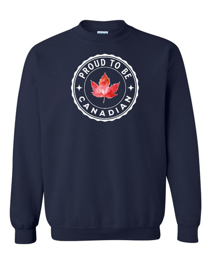 Proud to be Canadian Leaf Full Crewneck