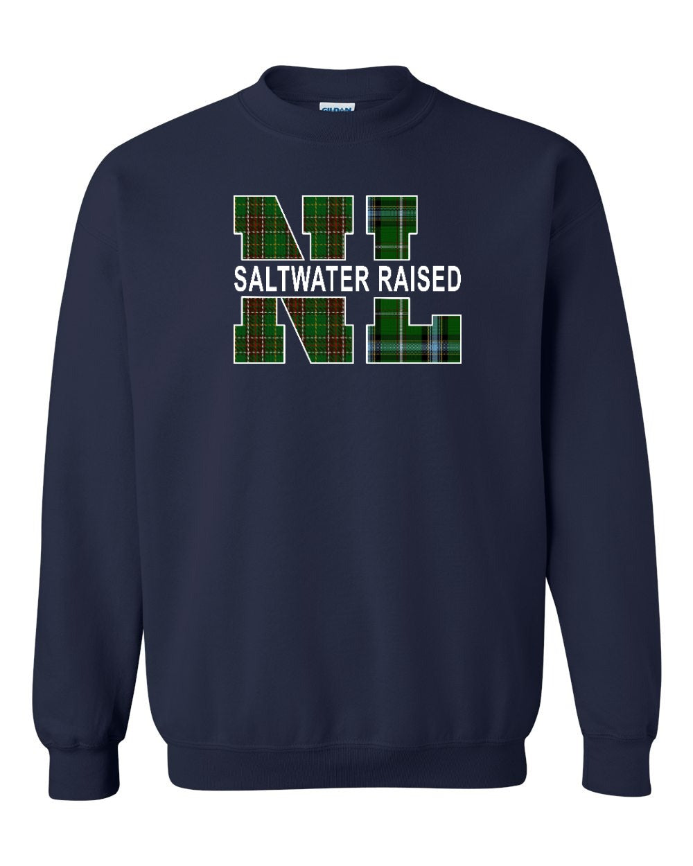 Newfoundland and Labrador Saltwater Raised Full Front Sweatshirt