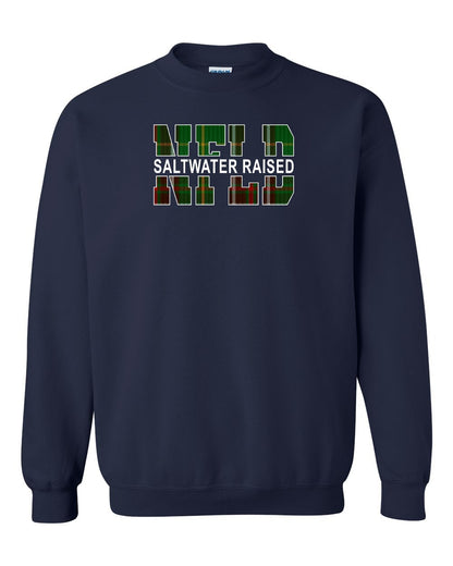 Newfoundland Saltwater Raised Full Front Sweatshirt Printed NOT STITCHED