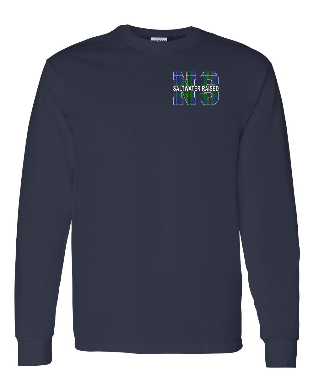 Saltwater Raised NS Left Chest and Back Long Sleeve Tee - Unisex