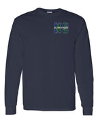 Saltwater Raised NS Left Chest and Back Long Sleeve Tee - Unisex