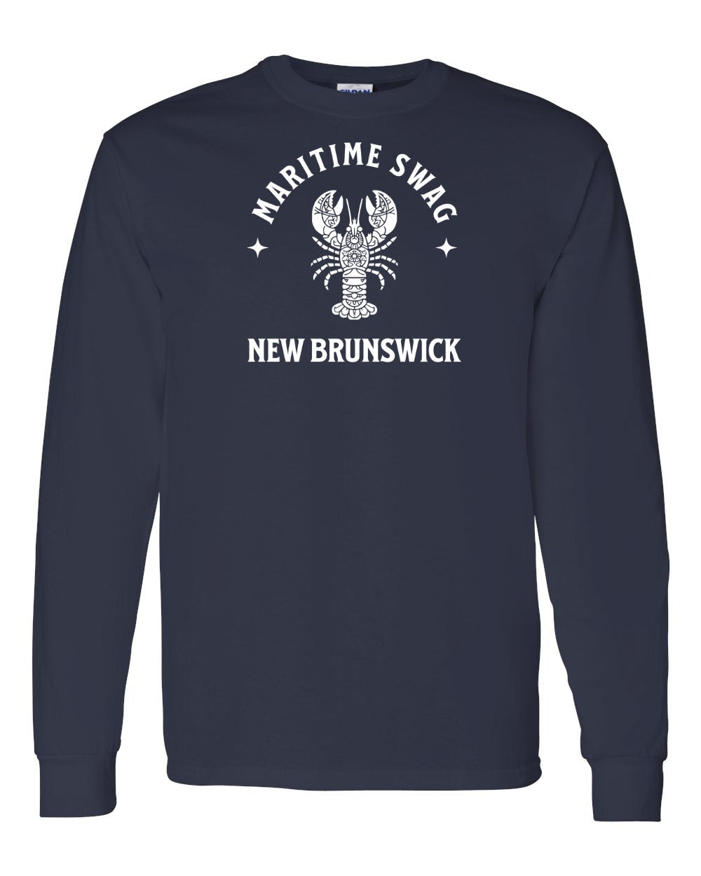 Maritime Swag NB Mandala white Lobster Long Sleeve Tee - Unisex