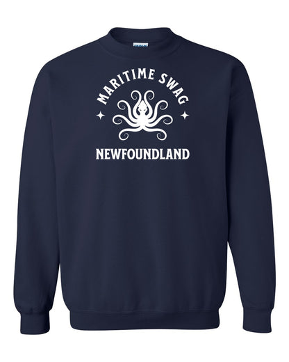 Maritime Swag Newfoundland Octopus Full Crewneck Sweatshirt