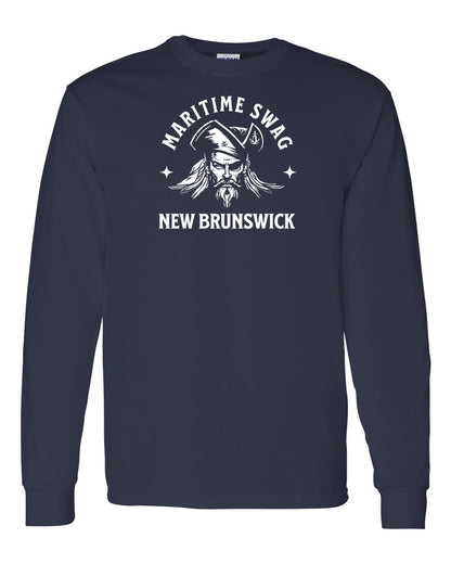 Maritime Swag New Brunswick Pirate Full Long Sleeve Tee