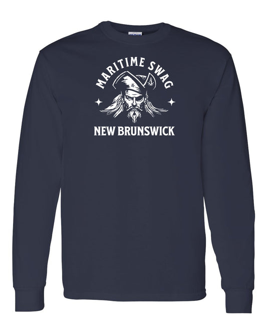 Maritime Swag New Brunswick Pirate Full Long Sleeve Tee
