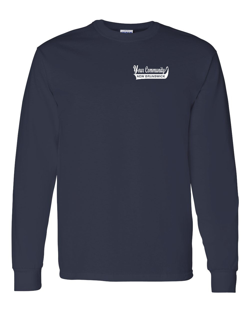 Your Community Swoop NB Left Chest Long Sleeve Tee - Unisex