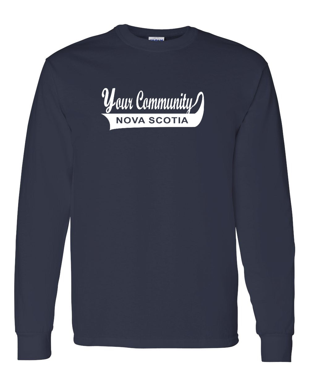 Custom Your Community Swoop (NS) Long Sleeve Tee - Unisex
