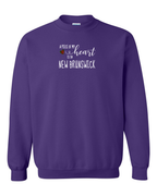 A piece of my Heart Tartan NB Crewneck Sweatshirt - Unisex
