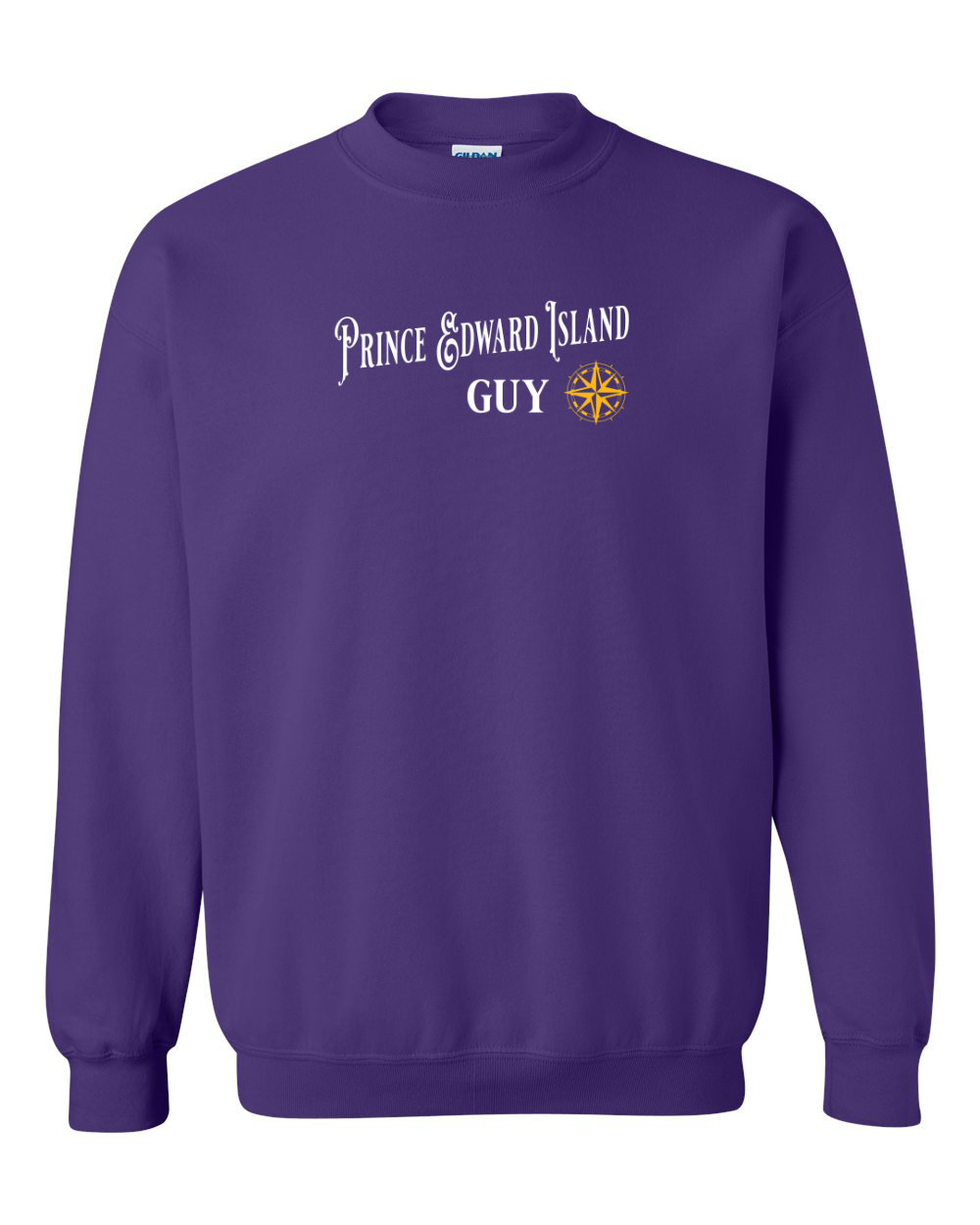PEI Guy Yellow Compass Crewneck Sweatshirt - Unisex