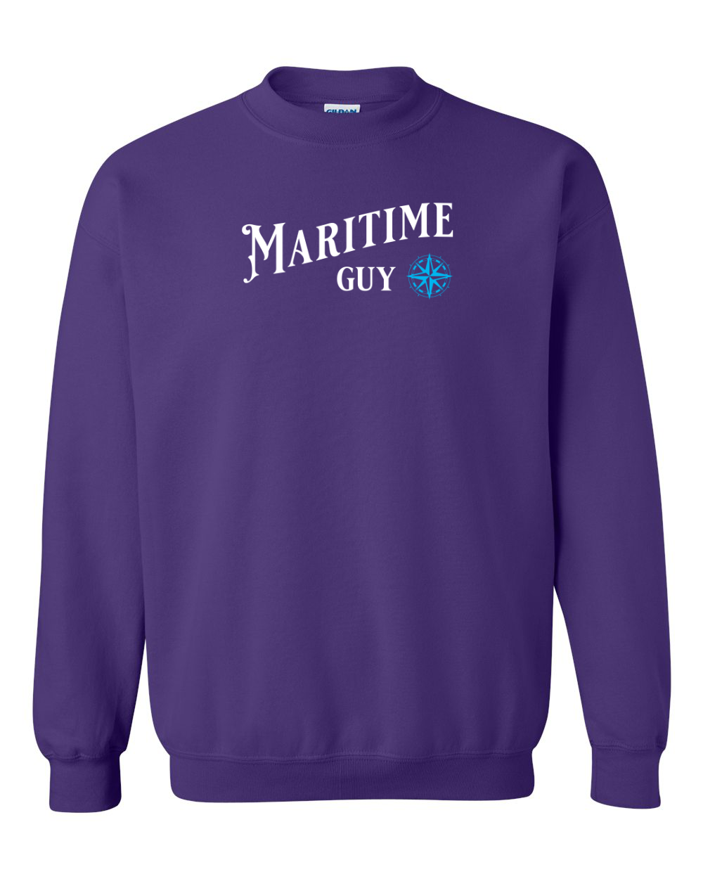 Maritime Guy Blue Crewneck Sweatshirt - Unisex