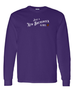 Just a NB Girl Tartan Long Sleeve Tee - Unisex