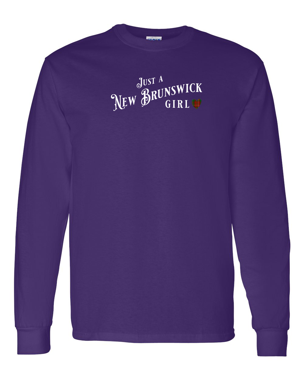 Just a NB Girl Tartan Long Sleeve Tee - Unisex