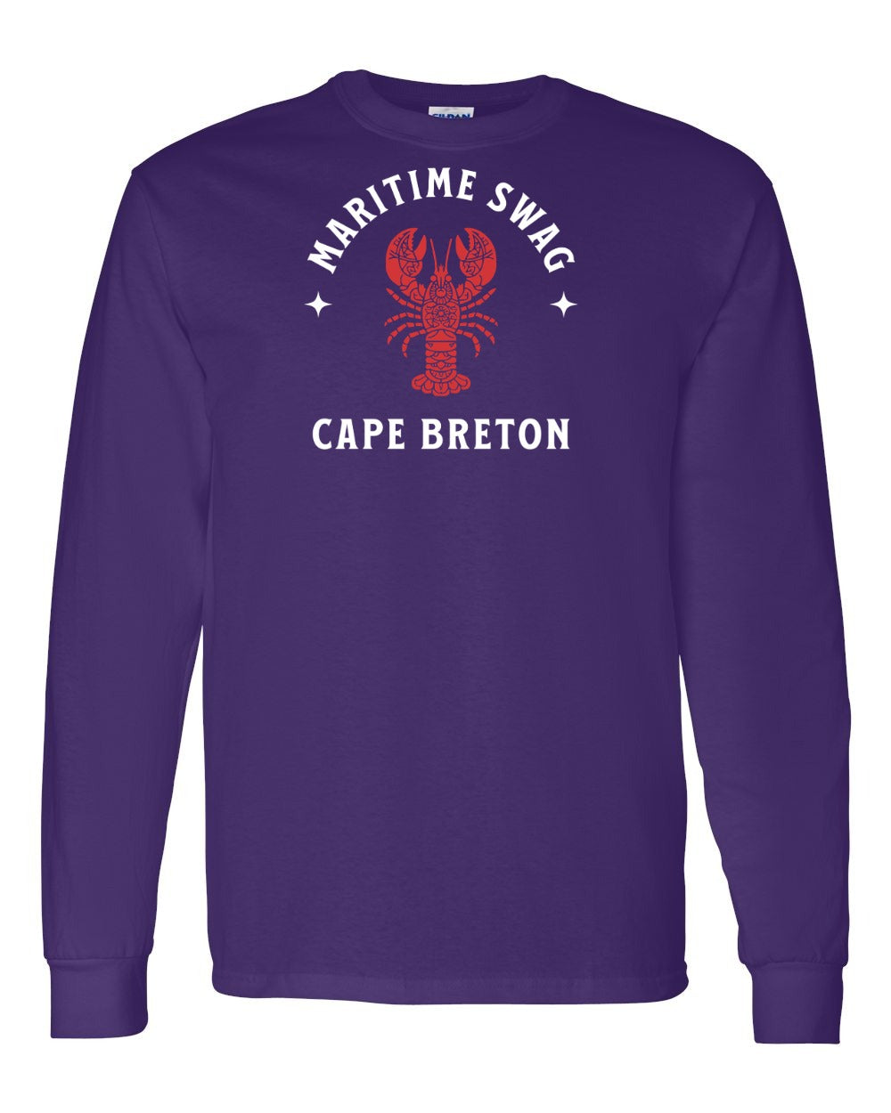 Maritime Swag Cape Breton Mandala Red Lobster Full Long Sleeve Tee